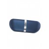 Синій футляр для окулярів з серветкою із мікрофібри Fashion Style F009